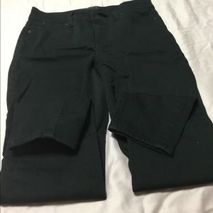 PETITE BLACK JEAN JEGGINGS BY TALBOTS